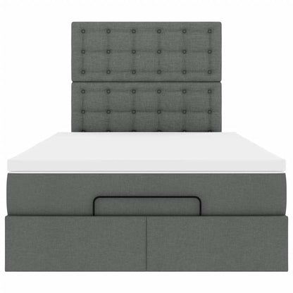 Struttura Letto Pouf con Materasso 120x200 cm in Tessuto