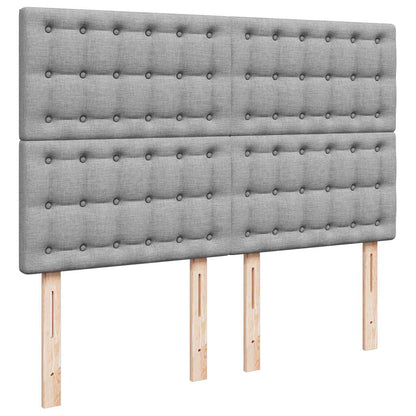 Struttura Letto Pouf con Materasso 140x200 cm in Tessuto