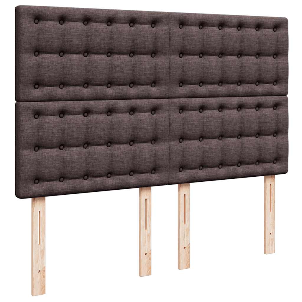 Struttura Letto Pouf con Materasso 140x200 cm in Tessuto