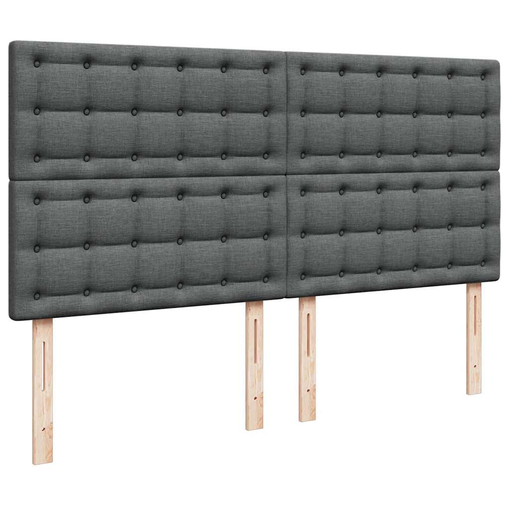 Struttura Letto Pouf con Materasso 160x200 cm in Tessuto