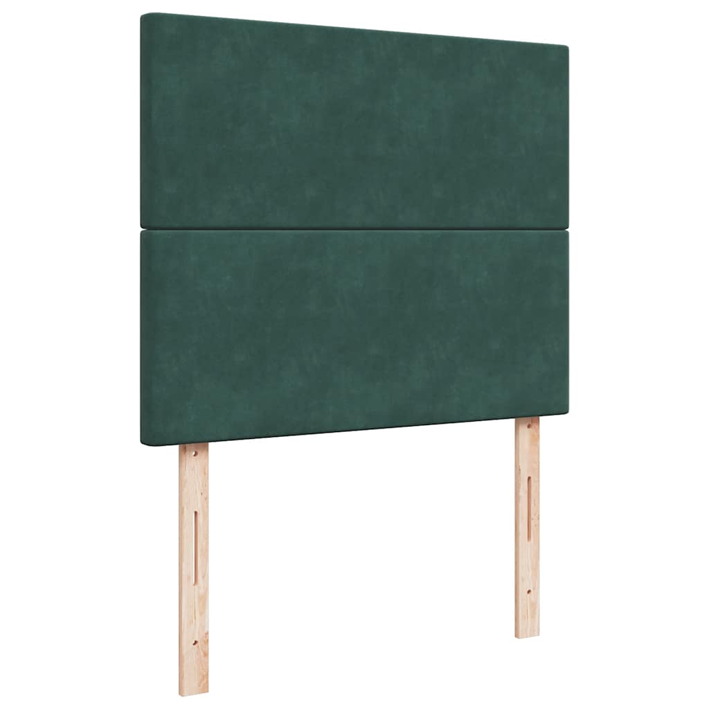 Struttura Letto Pouf con Materassi 120x190 cm Velluto