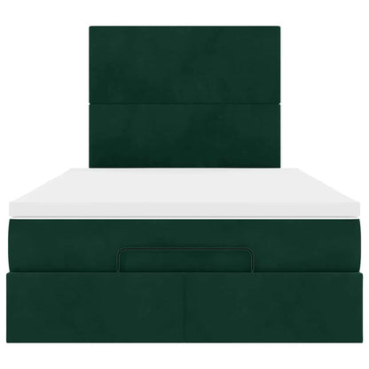 Struttura Letto Pouf con Materassi 120x200 cm Velluto