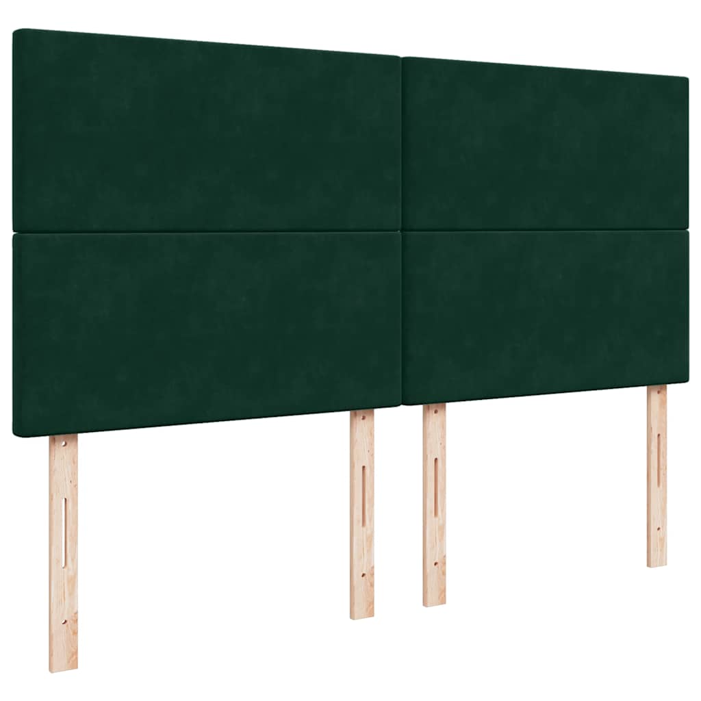 Struttura Letto Pouf con Materassi 160x200 cm Velluto