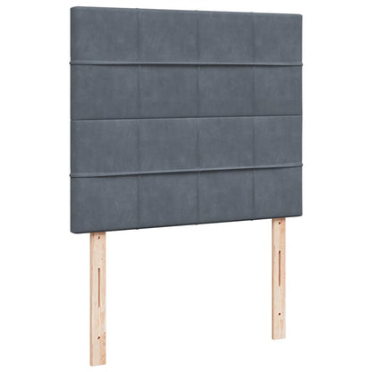 Struttura Letto Pouf con Materassi 120x200 cm Velluto