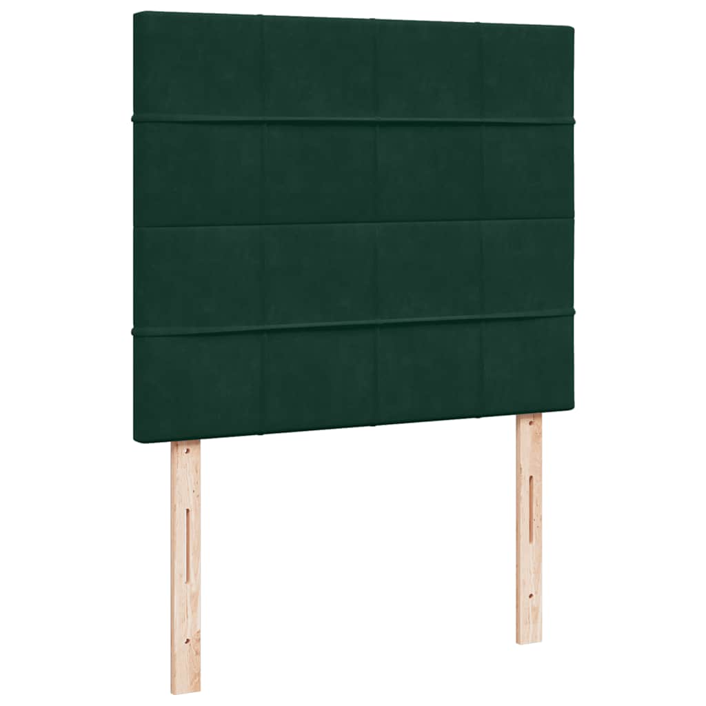 Struttura Letto Pouf con Materassi 120x200 cm Velluto