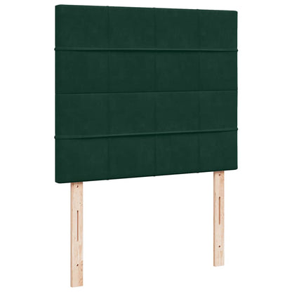Struttura Letto Pouf con Materassi 120x200 cm Velluto