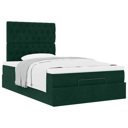 Struttura Letto Pouf con Materassi 120x200 cm Velluto | homemem39