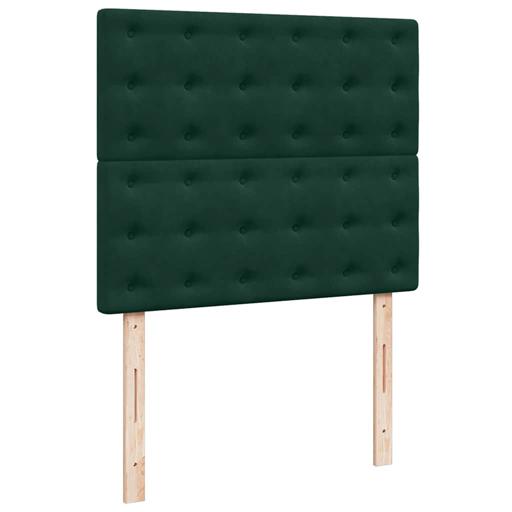 Struttura Letto Pouf con Materassi 120x200 cm Velluto