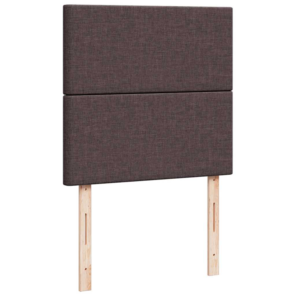 Struttura Letto Pouf con Materassi 200x200 cm in Tessuto