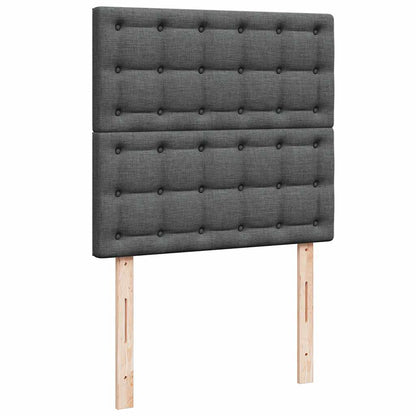 Struttura Letto Pouf con Materassi 180x200 cm in Tessuto