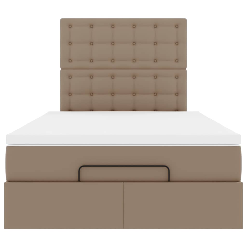 Struttura Letto Pouf con Materasso 120x200 cm Similpelle