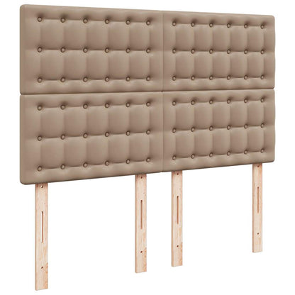 Struttura Letto Pouf con Materasso 140x200 cm Similpelle