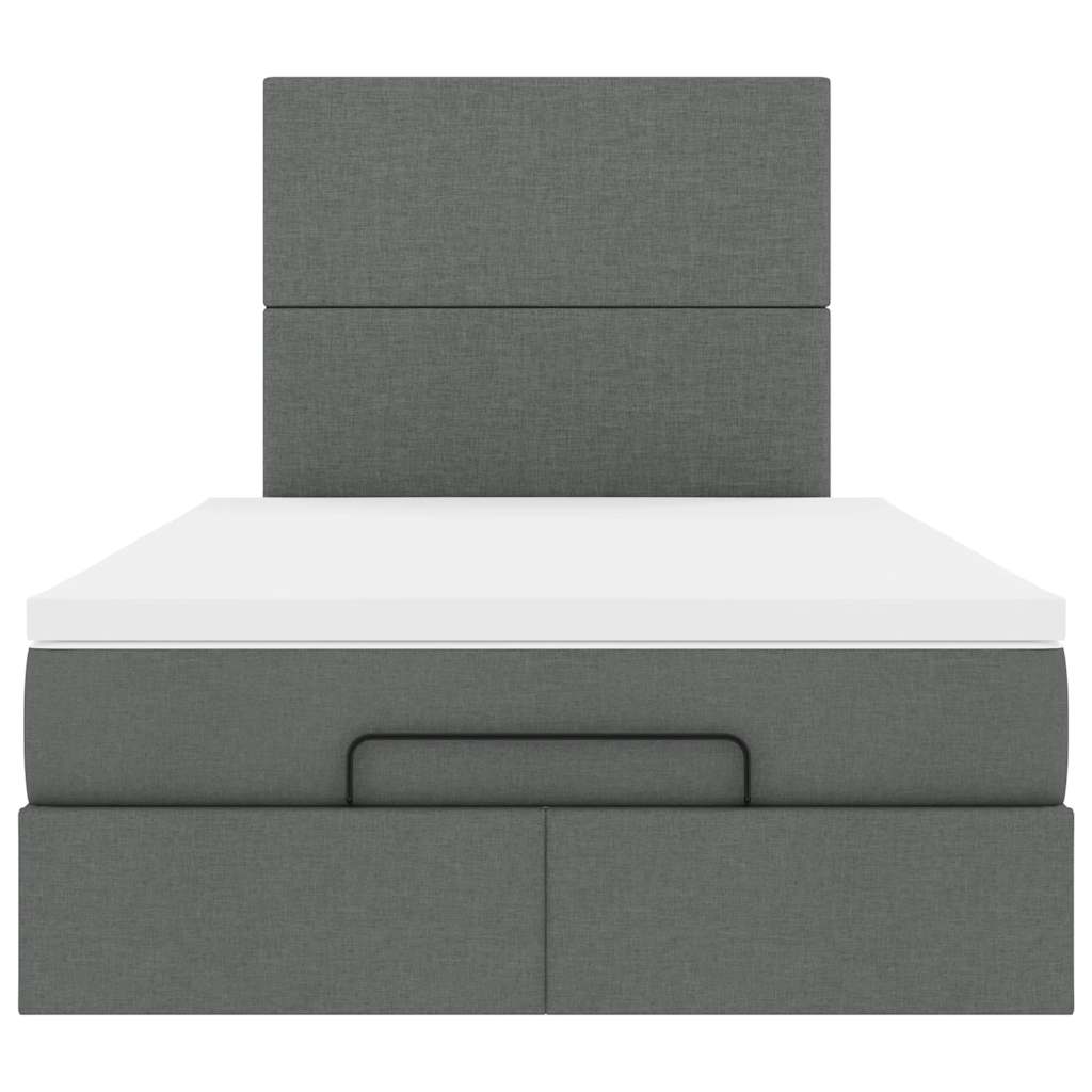 Struttura Letto Pouf con Materasso 80x200 cm in Tessuto