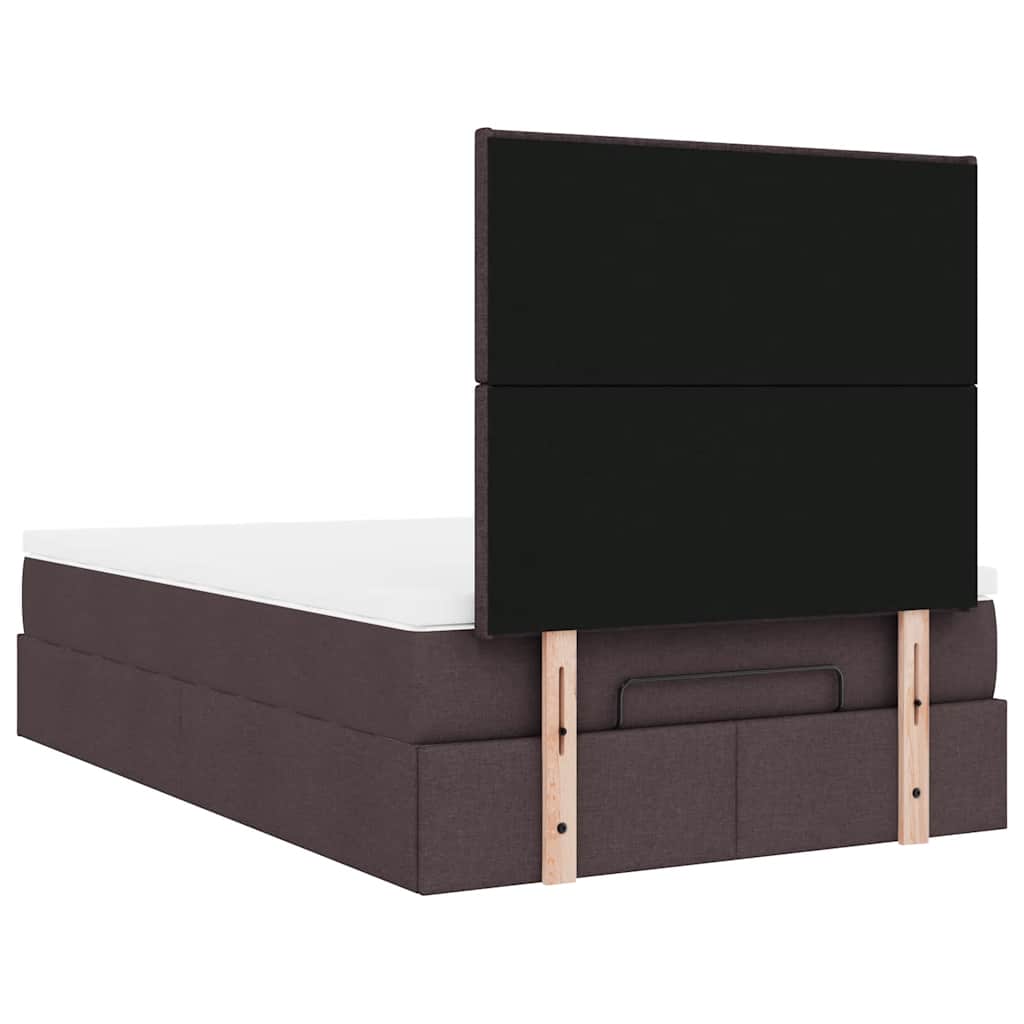 Struttura Letto Pouf con Materasso 80x200 cm in Tessuto