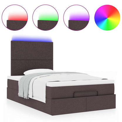 Struttura Letto Pouf con Materasso 80x200 cm in Tessuto | homemem39