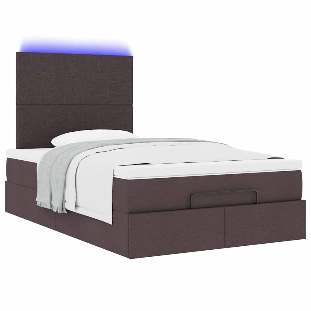 Struttura Letto Pouf con Materasso 80x200 cm in Tessuto | homemem39