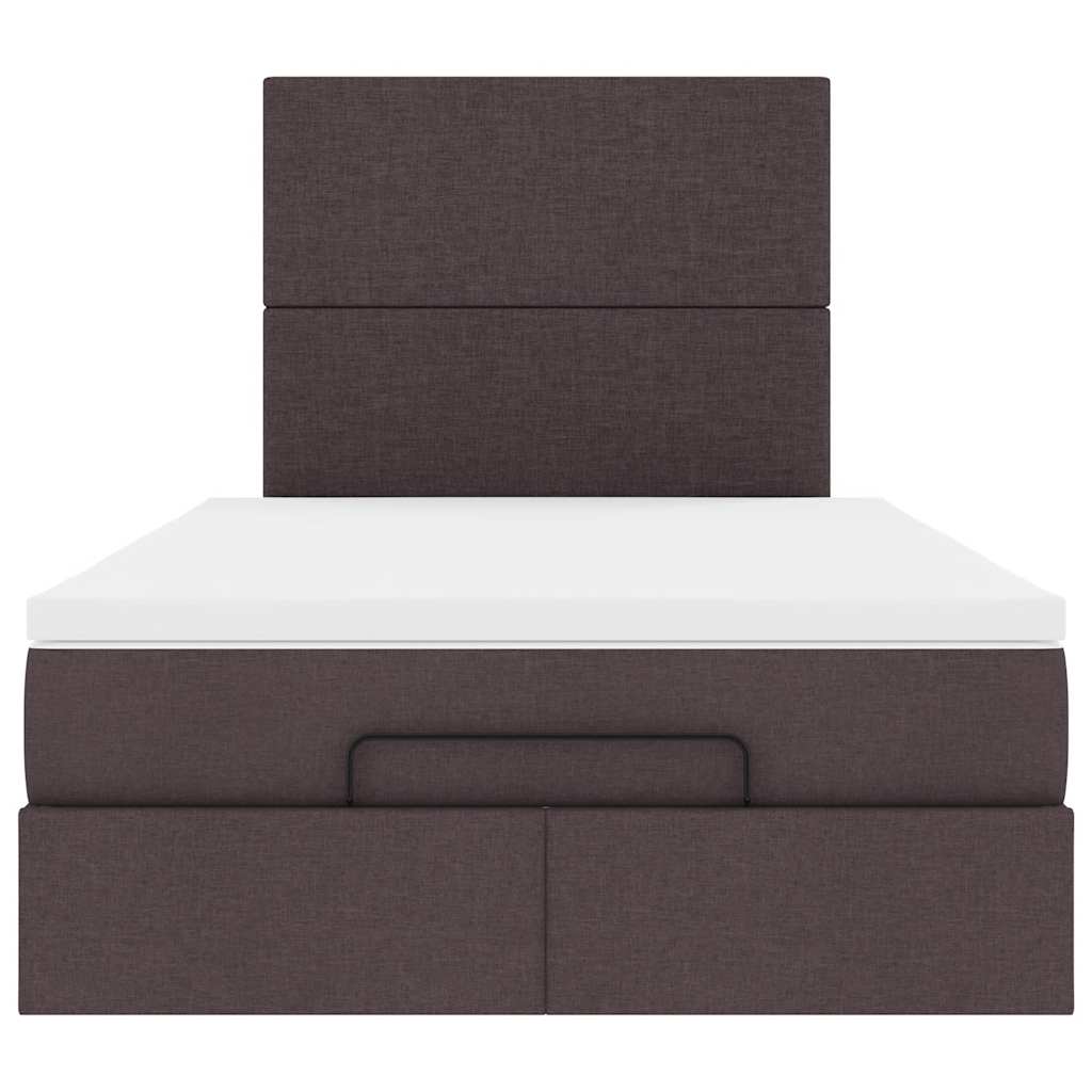 Struttura Letto Pouf con Materasso 80x200 cm in Tessuto