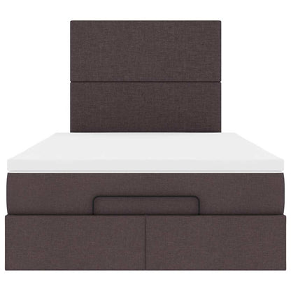 Struttura Letto Pouf con Materasso 80x200 cm in Tessuto