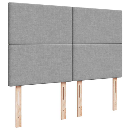 Struttura Letto Pouf con Materasso 140x200 cm in Tessuto