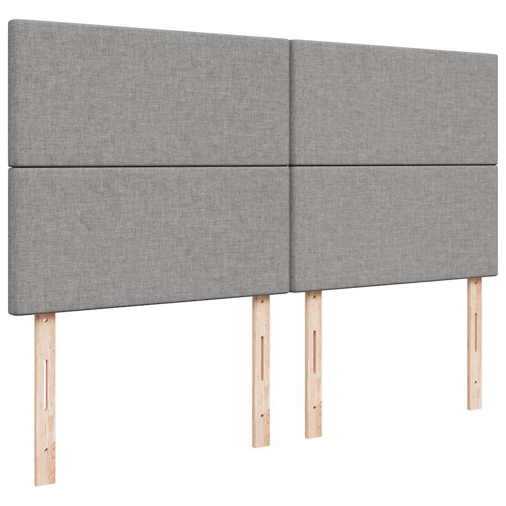 Struttura Letto Pouf con Materasso 160x200 cm in Tessuto | homemem39