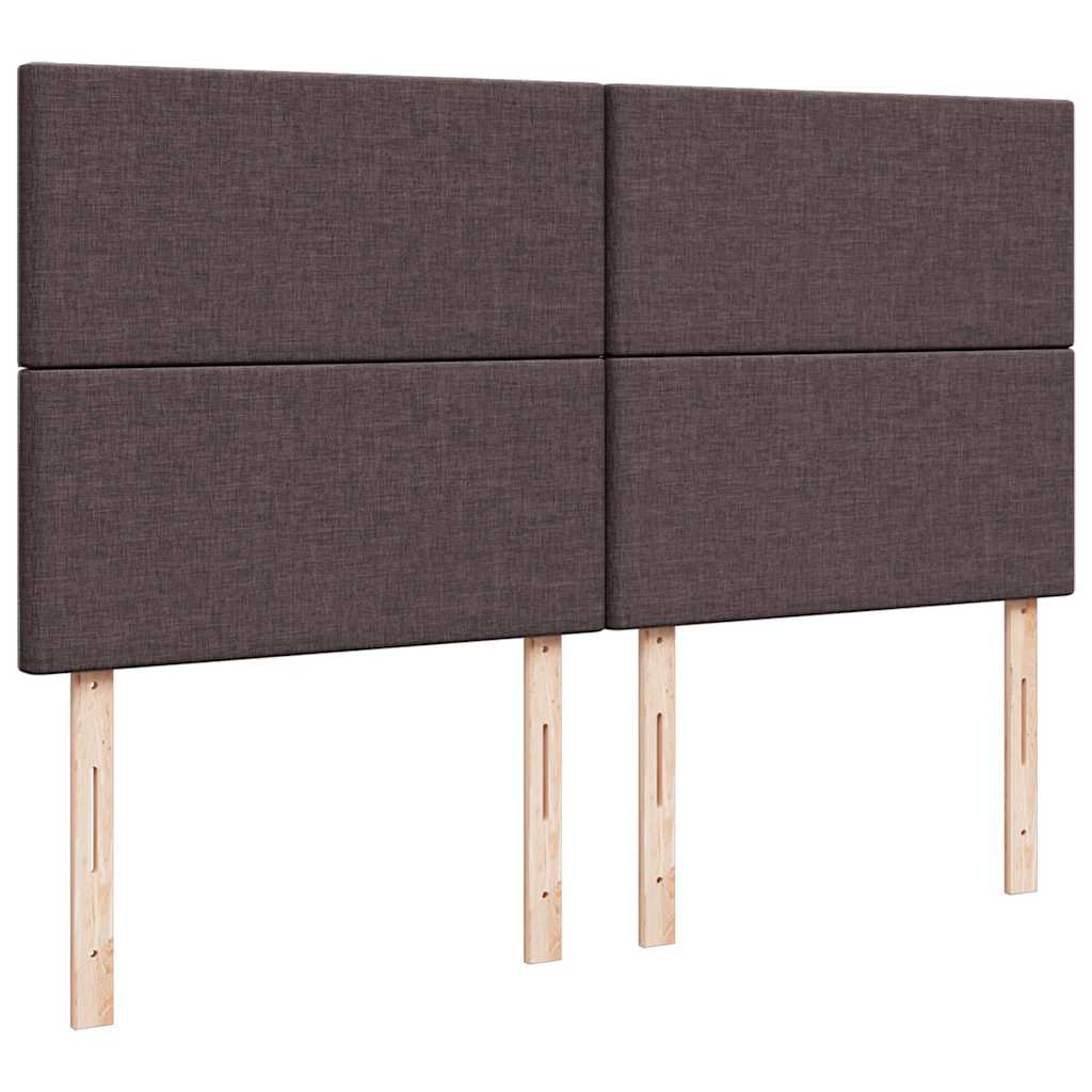 Struttura Letto Pouf con Materassi 200x200 cm in Tessuto | homemem39