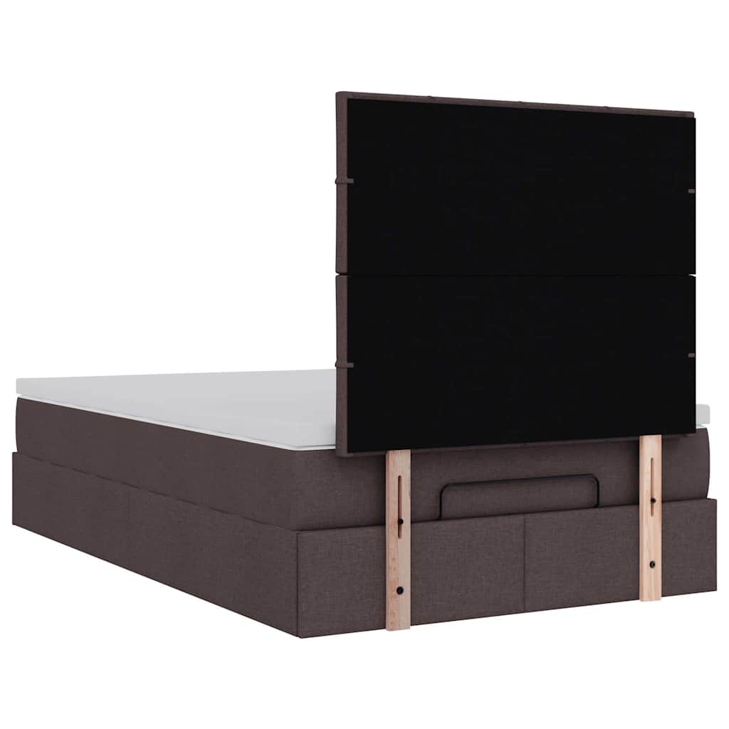 Struttura Letto Pouf con Materasso 80x200 cm in Tessuto