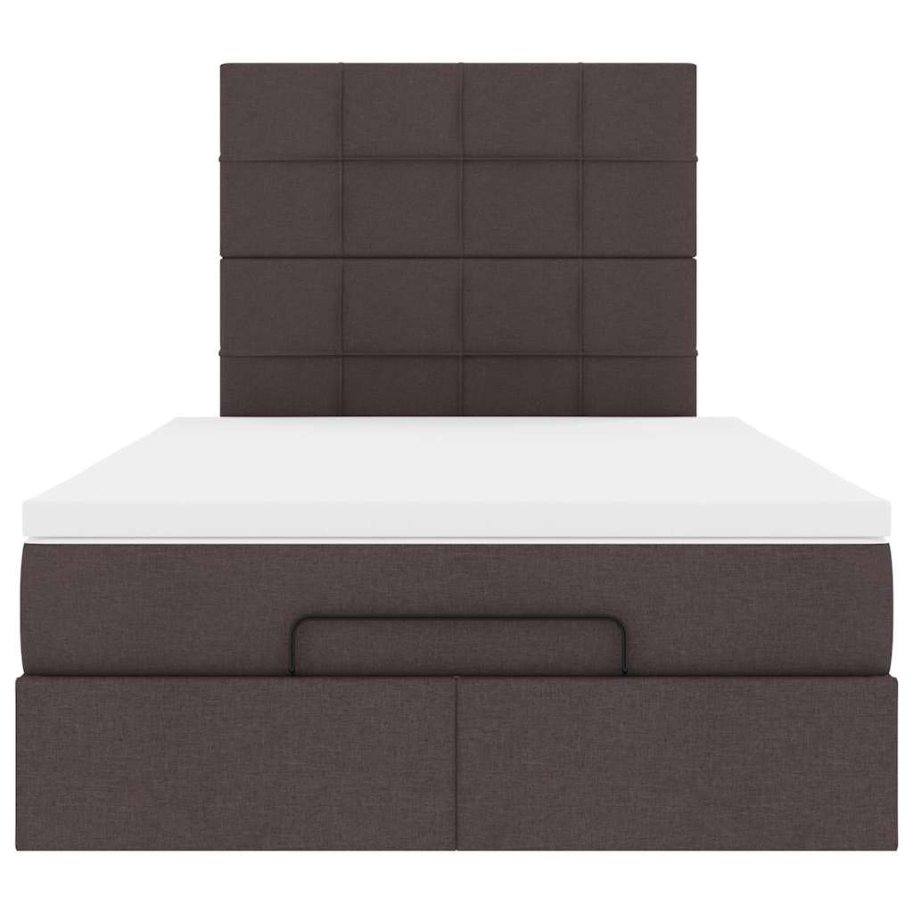 Struttura Letto Pouf con Materasso 80x200 cm in Tessuto | homemem39