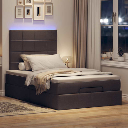 Struttura Letto Pouf con Materasso 120x200 cm in Tessuto | homemem39