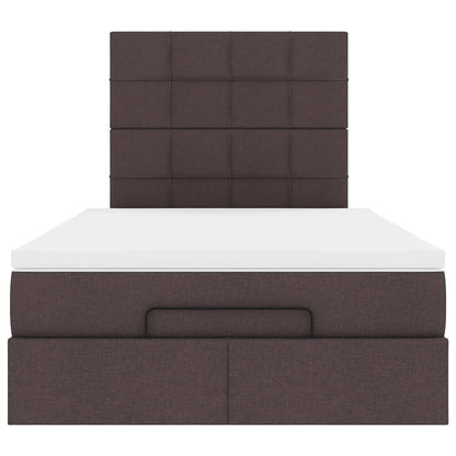 Struttura Letto Pouf con Materasso 120x200 cm in Tessuto | homemem39