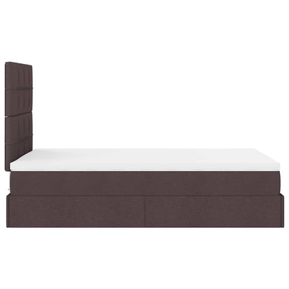 Struttura Letto Pouf con Materasso 120x200 cm in Tessuto | homemem39