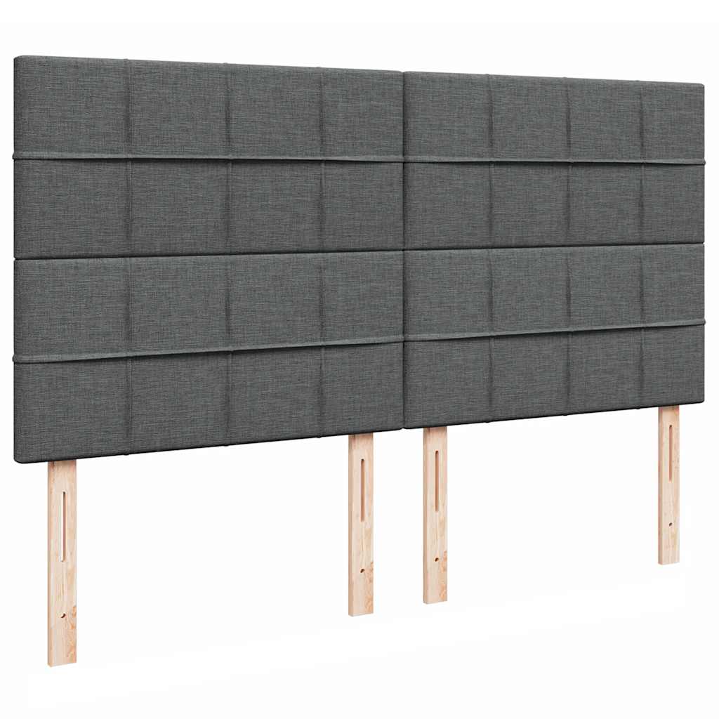 Struttura Letto Pouf con Materasso 160x200 cm in Tessuto | homemem39