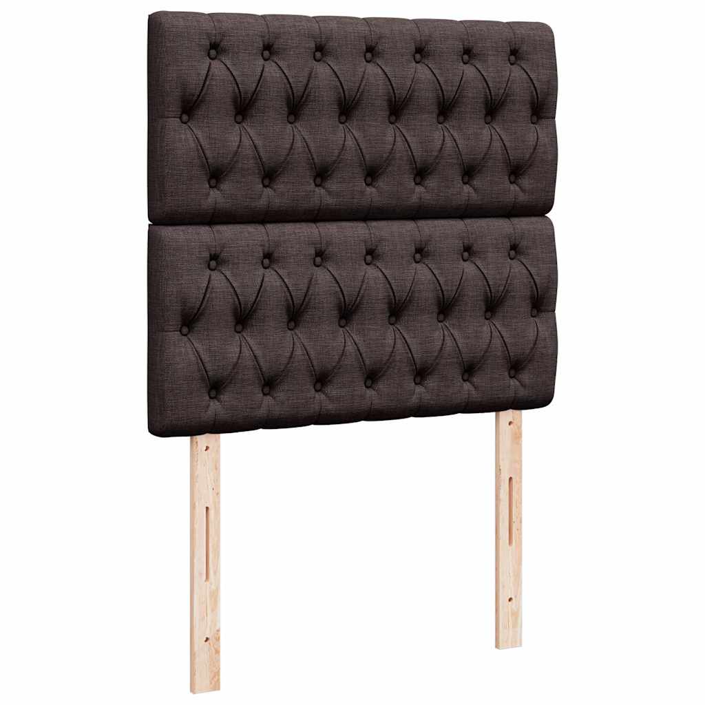 Struttura Letto Pouf con Materasso 100x200 cm in Tessuto