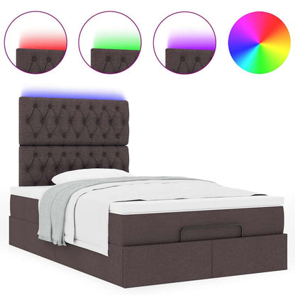 Struttura Letto Pouf con Materasso 80x200 cm in Tessuto | homemem39