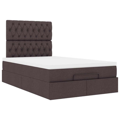 Struttura Letto Pouf con Materasso 80x200 cm in Tessuto | homemem39