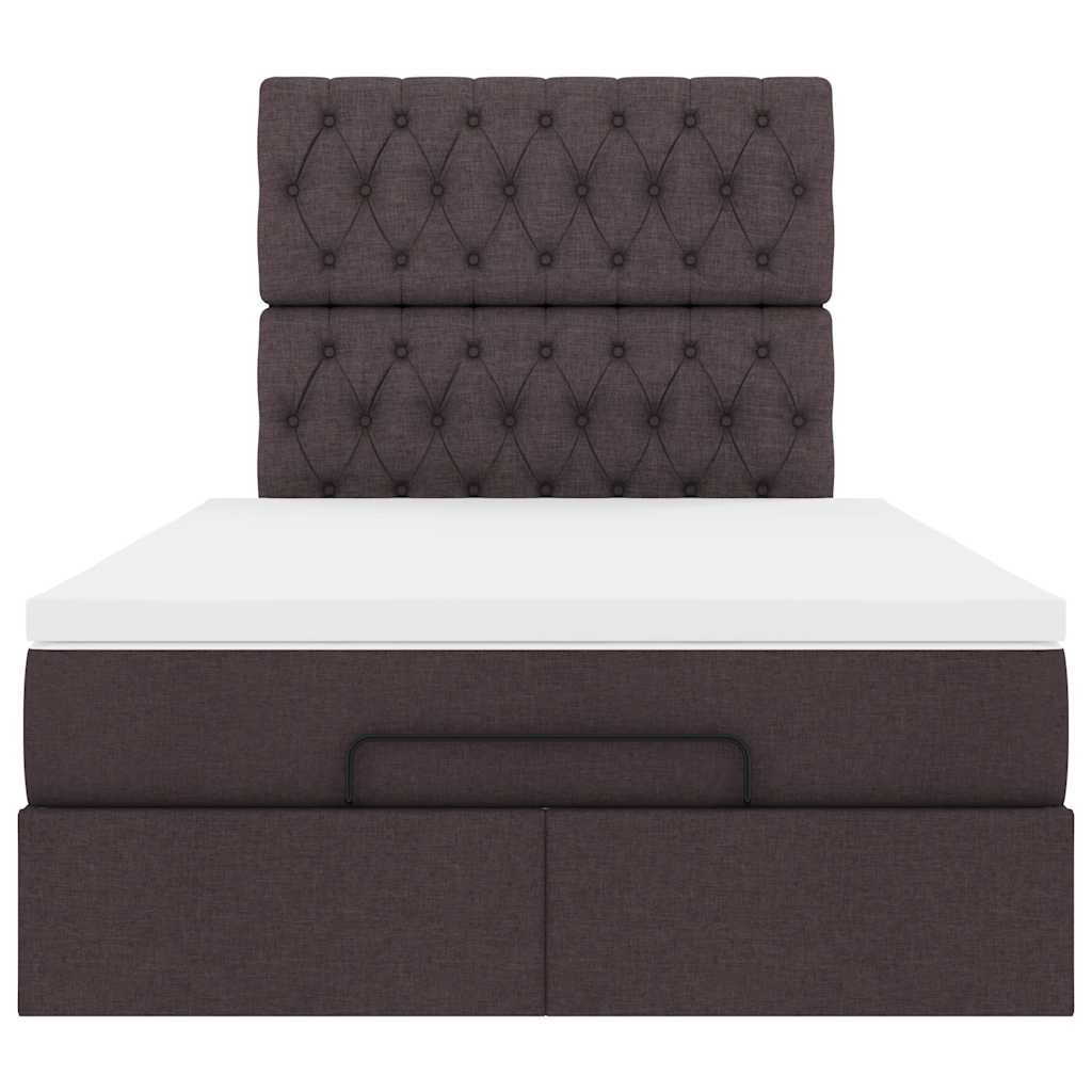 Struttura Letto Pouf con Materasso 80x200 cm in Tessuto | homemem39