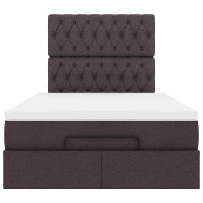 Struttura Letto Pouf con Materasso 80x200 cm in Tessuto | homemem39