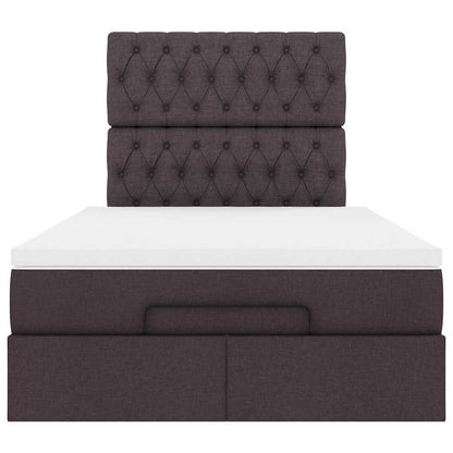 Struttura Letto Pouf con Materasso 80x200 cm in Tessuto