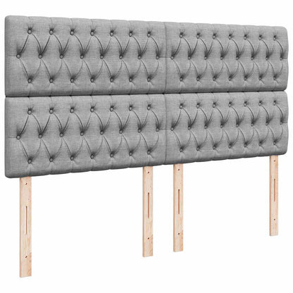 Struttura Letto Pouf con Materasso 160x200 cm in Tessuto
