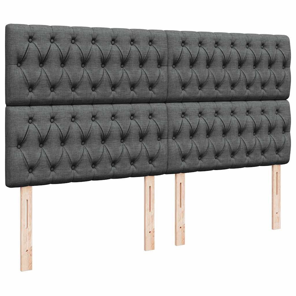 Struttura Letto Pouf con Materasso 160x200 cm in Tessuto | homemem39