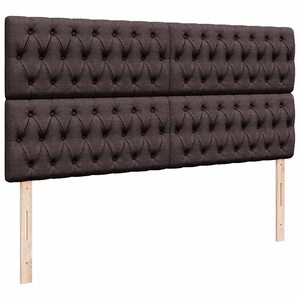 Struttura Letto Pouf con Materassi 200x200 cm in Tessuto | homemem39