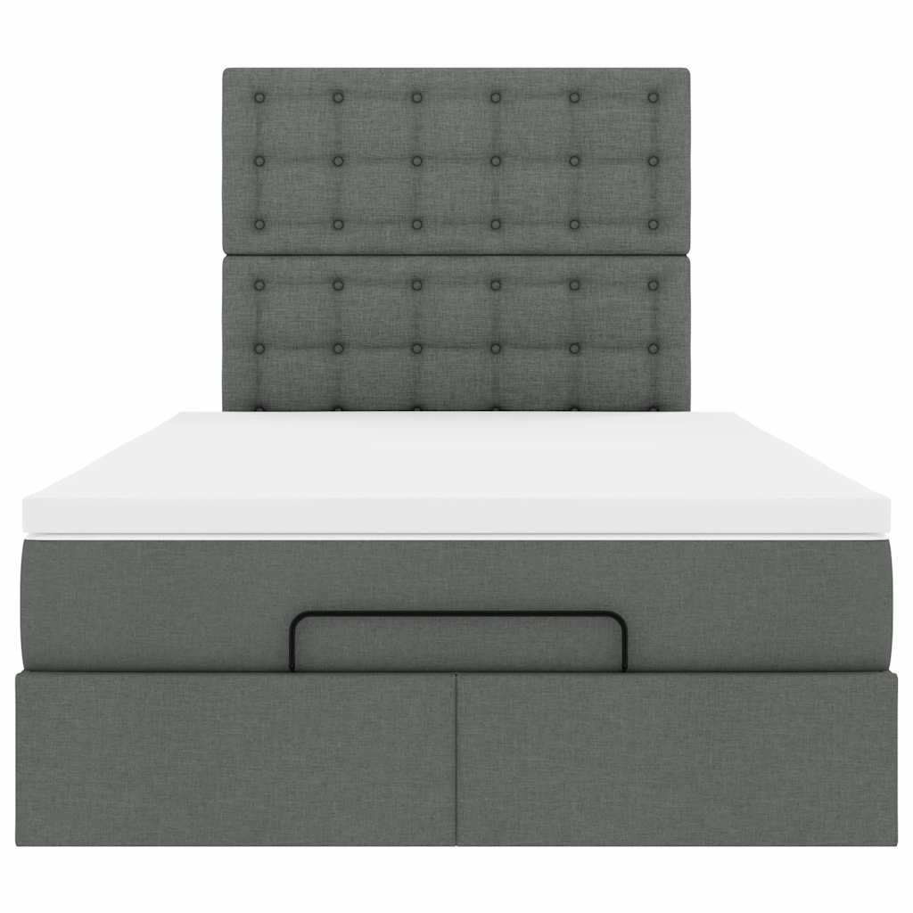 Struttura Letto Pouf con Materasso 80x200 cm in Tessuto