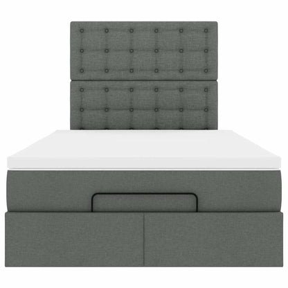 Struttura Letto Pouf con Materasso 80x200 cm in Tessuto