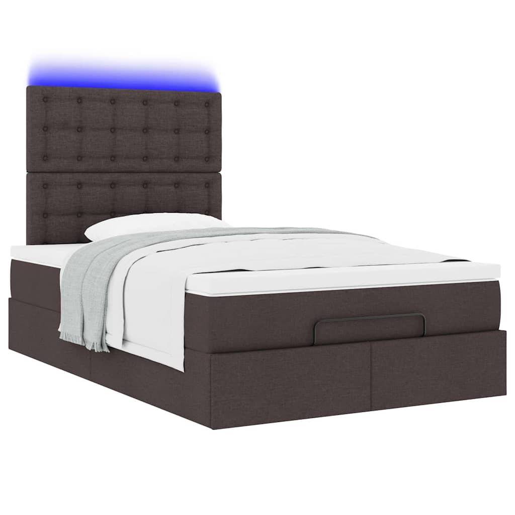 Struttura Letto Pouf con Materasso 80x200 cm in Tessuto | homemem39