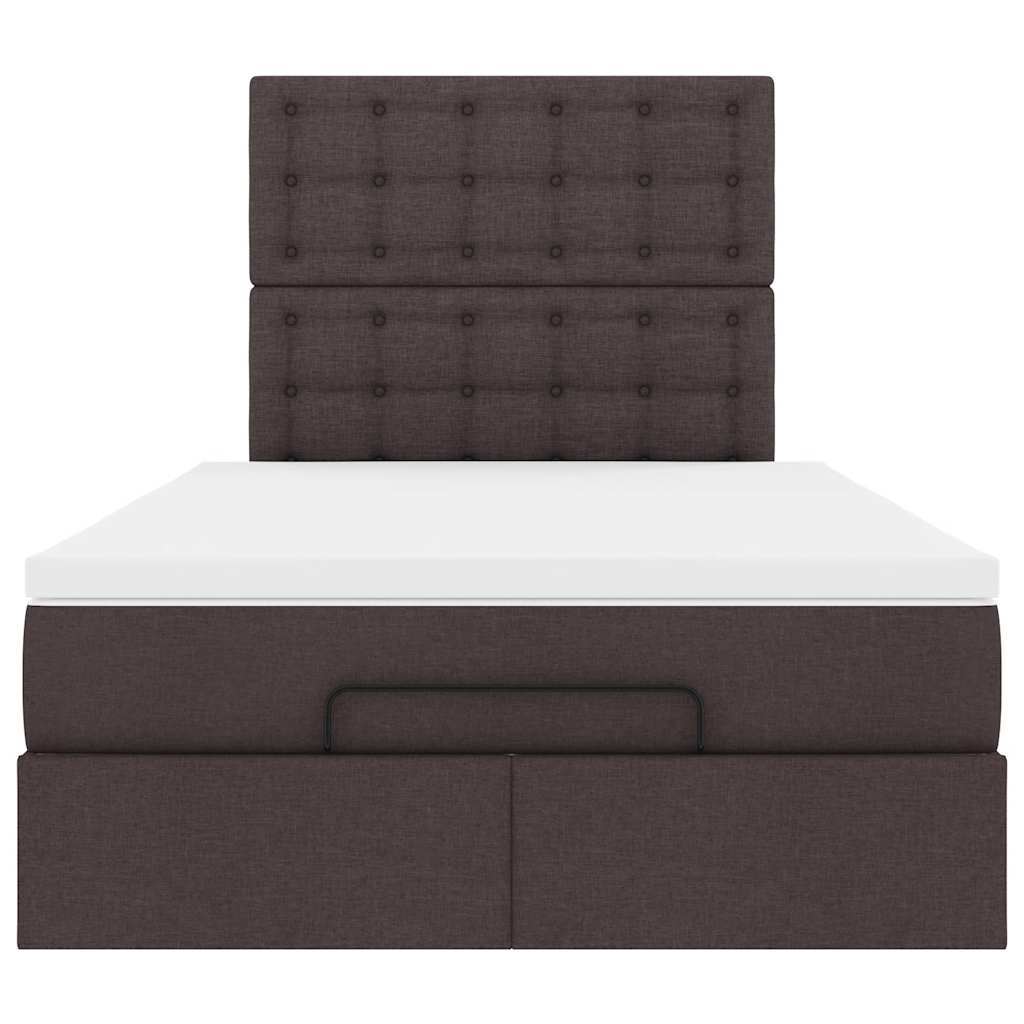 Struttura Letto Pouf con Materasso 80x200 cm in Tessuto | homemem39