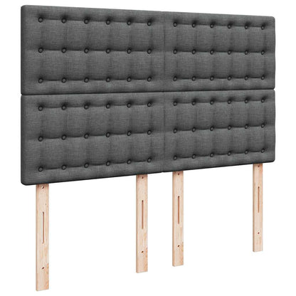Struttura Letto Pouf con Materasso 140x190 cm in Tessuto | homemem39