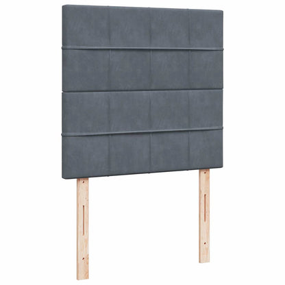 Struttura Letto Pouf con Materassi 180x200 cm in Velluto