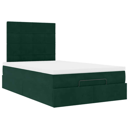 Struttura Letto Pouf con Materassi 120x200 cm Velluto | homemem39