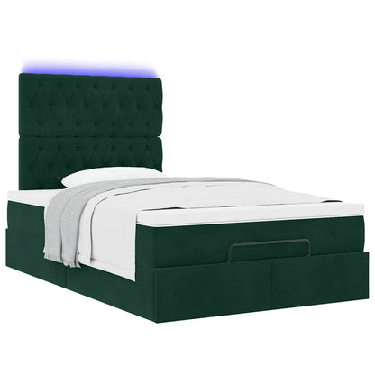 Struttura Letto Pouf con Materassi 120x190 cm Velluto | homemem39