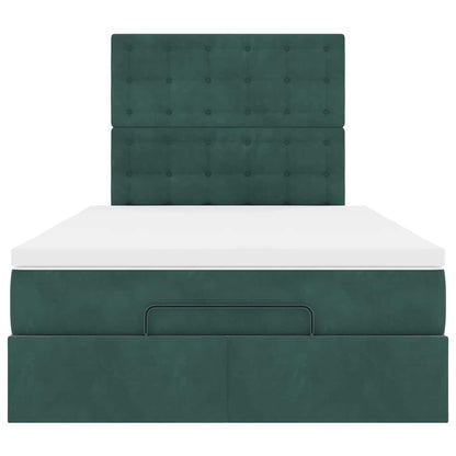 Struttura Letto Pouf con Materassi 120x200 cm Velluto | homemem39