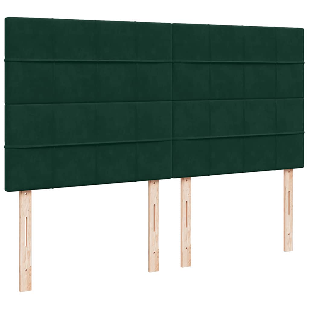 Struttura Letto Pouf con Materassi 180x200 cm Velluto | homemem39